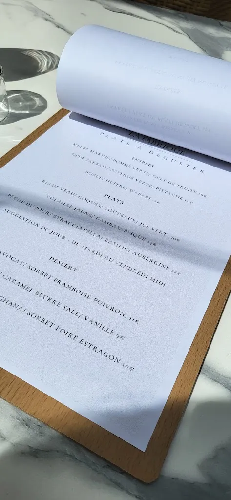 Menu_La Fabrique - cuisine libre_Dax_image_2