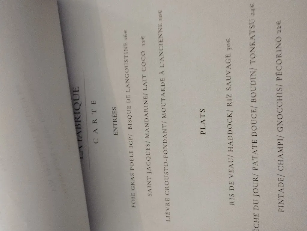 Menu_La Fabrique - cuisine libre_Dax_image_4