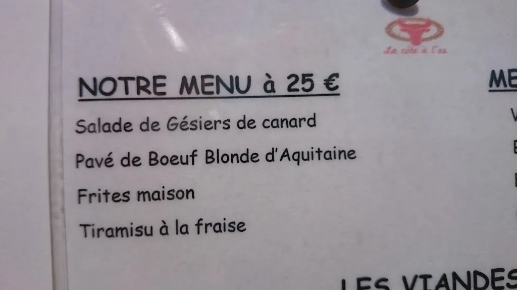 Menu_La Côte à l'Os_Saint-Paul-lès-Dax_image_4