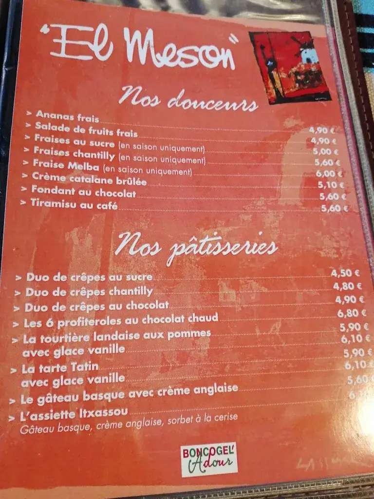 Menu_El Meson_Dax_image_4