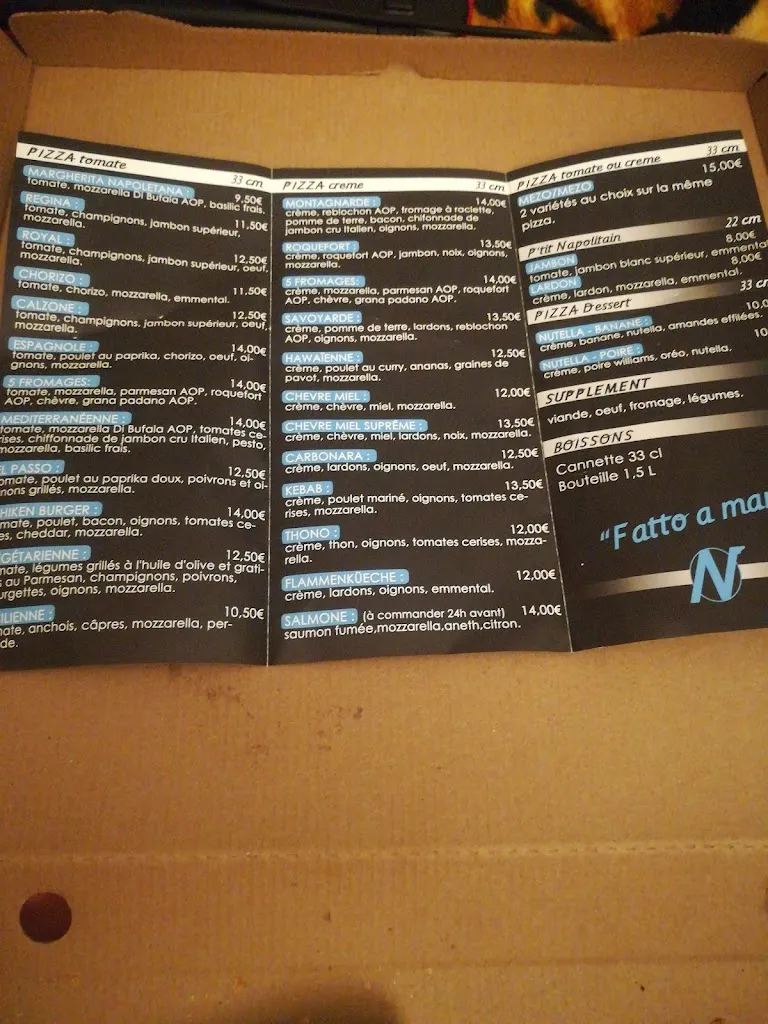 Menu_Le napolitain_Dax_image_2