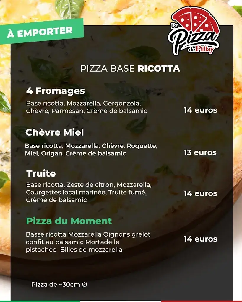 Menu_La Pizza de Pillay_Échillais_image_1