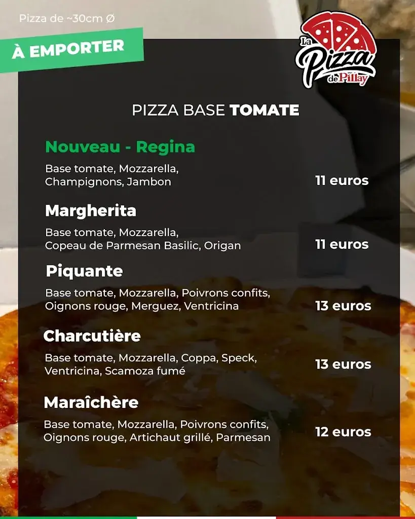 Menu_La Pizza de Pillay_Échillais_image_2