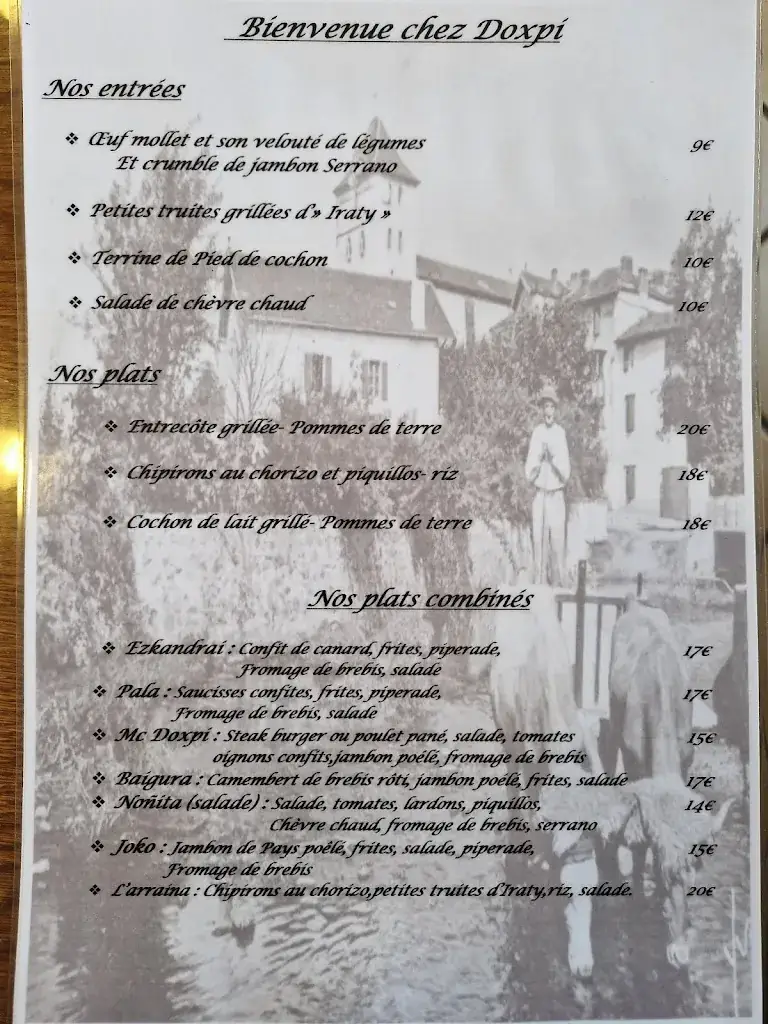 Menu_Chez Doxpi_Espelette_image_1