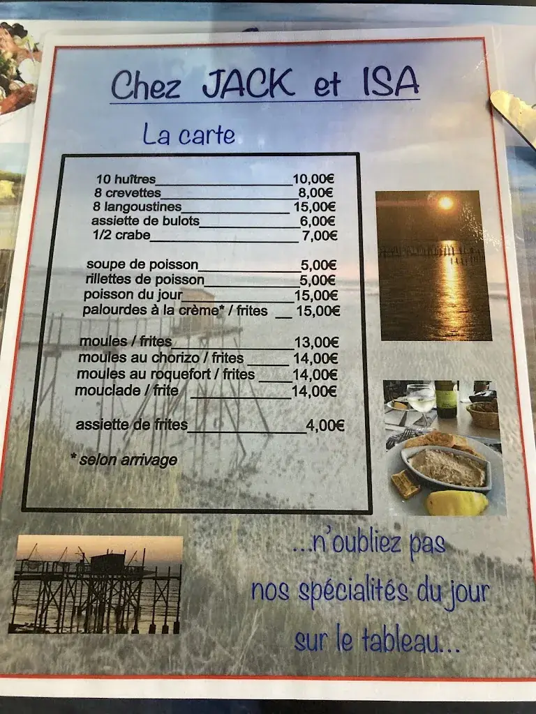 Menü_Chez Jack et Isa_Marsilly_Bild_1