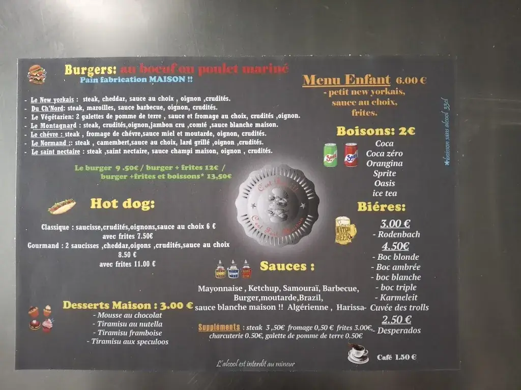 Menu_Hum burger_Étauliers_image_1