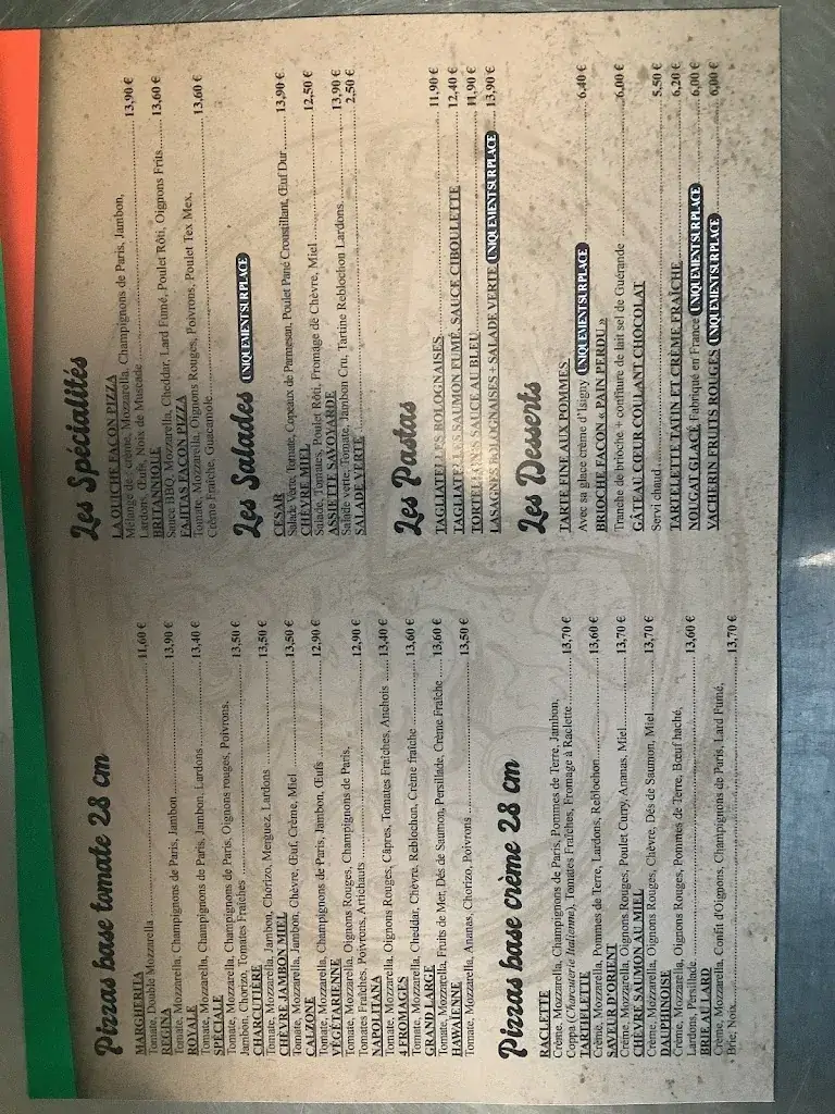 Menu_BELLA VITA PIZZERIA ETAULIERS_Étauliers_image_1