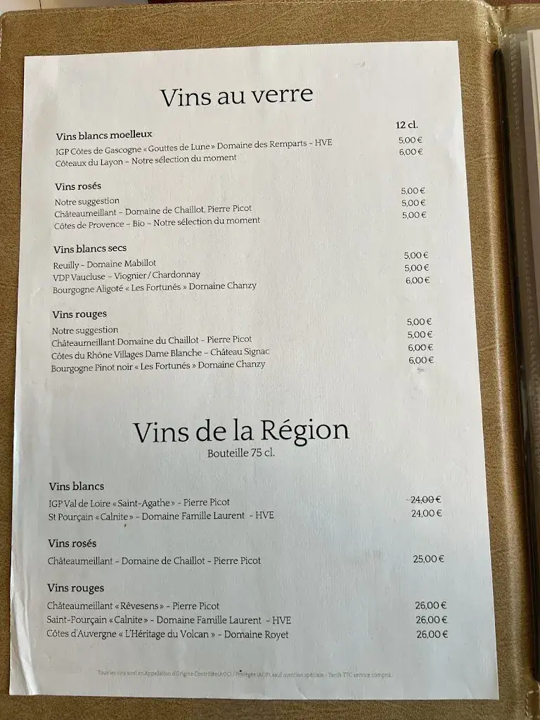 Menu_Le 59 degrés_Évaux-les-Bains_immagine_1