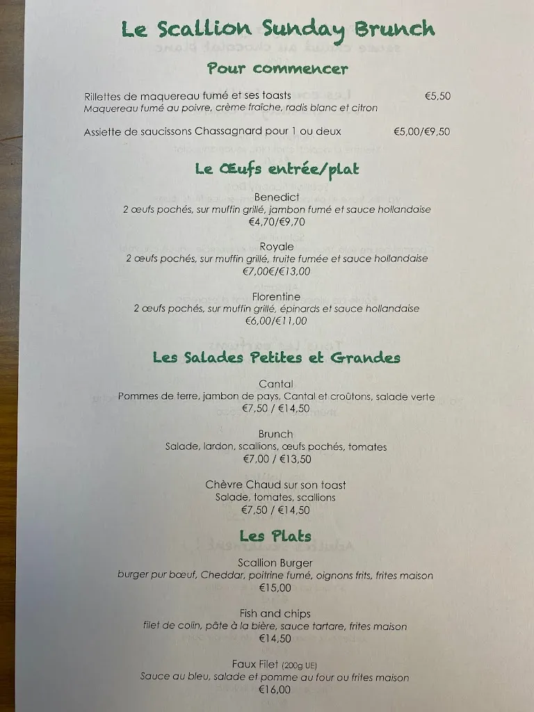 Menu_Le Scallion_Égletons_image_1