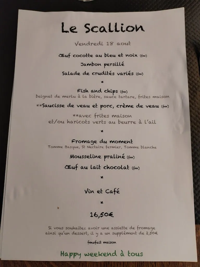 Menu_Le Scallion_Égletons_image_3