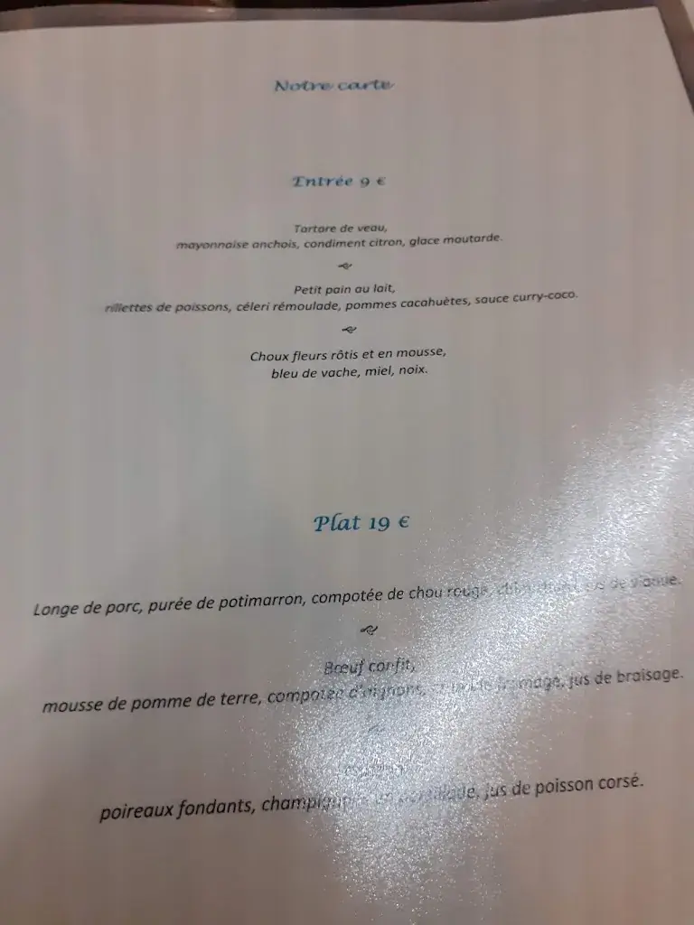 Menu_restaurant Ekaina_Égletons_imagen_3