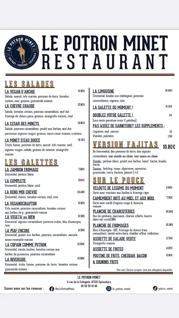 Menu_Le Potron-Minet_Eymoutiers_immagine_1