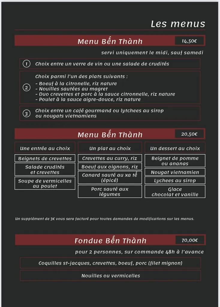 Menu_Restaurant Ben Thanh_Eysines_immagine_3