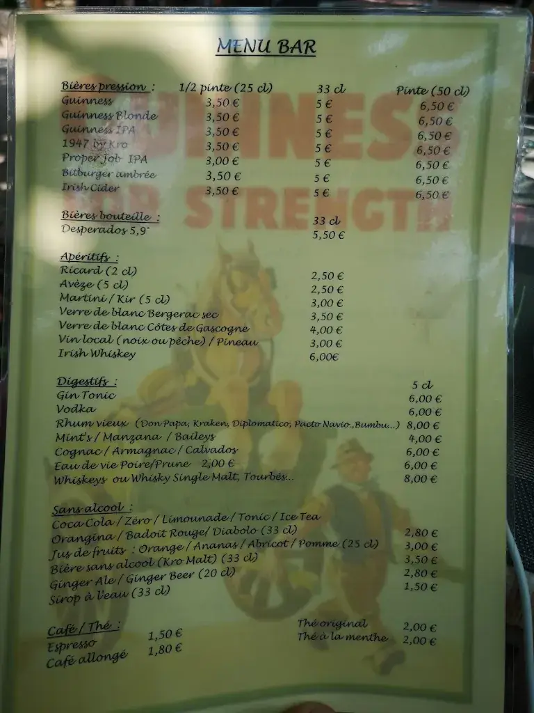 Menu_The Black Duck_Saint-Crépin-et-Carlucet_image_4