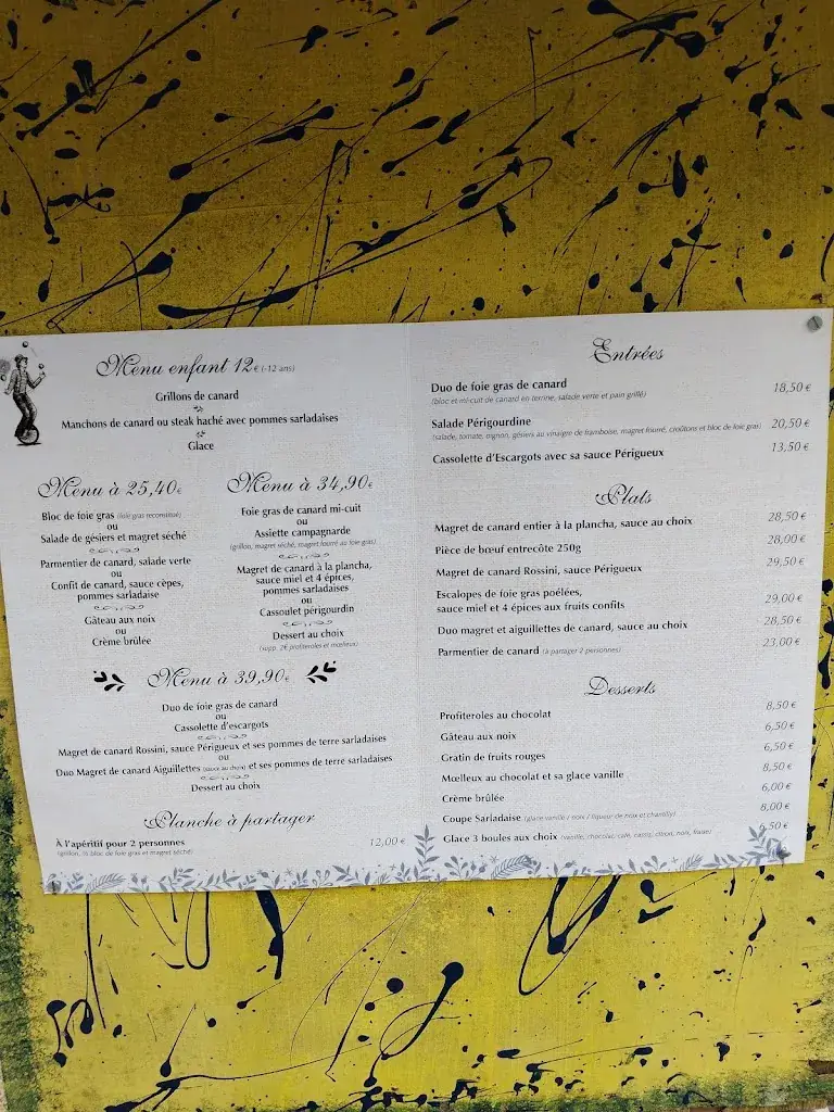 Menu_Auberge la Ferme du Brusquand_Marquay_image_1