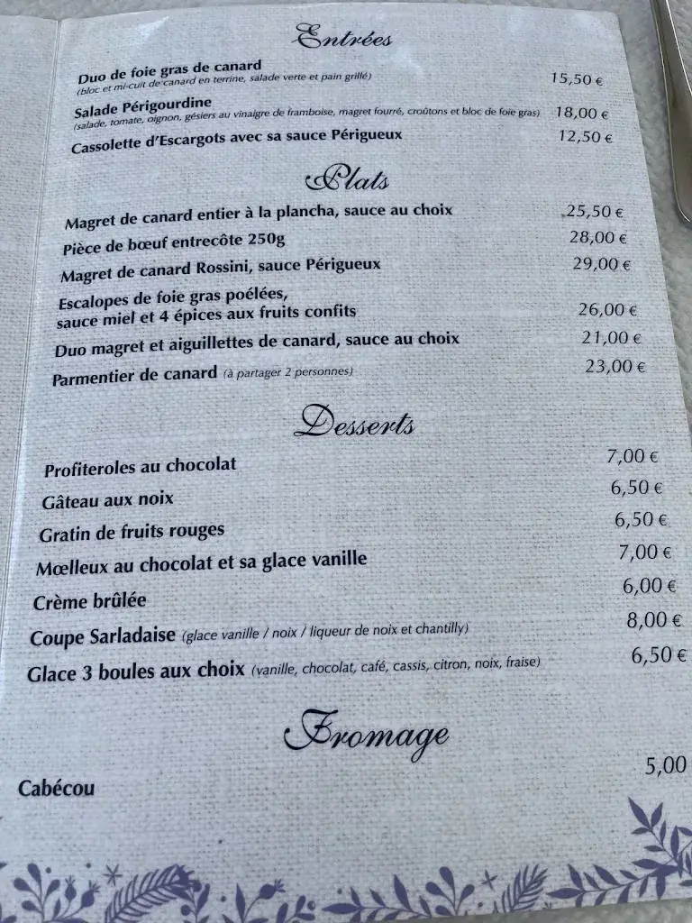 Menu_Auberge la Ferme du Brusquand_Marquay_image_3