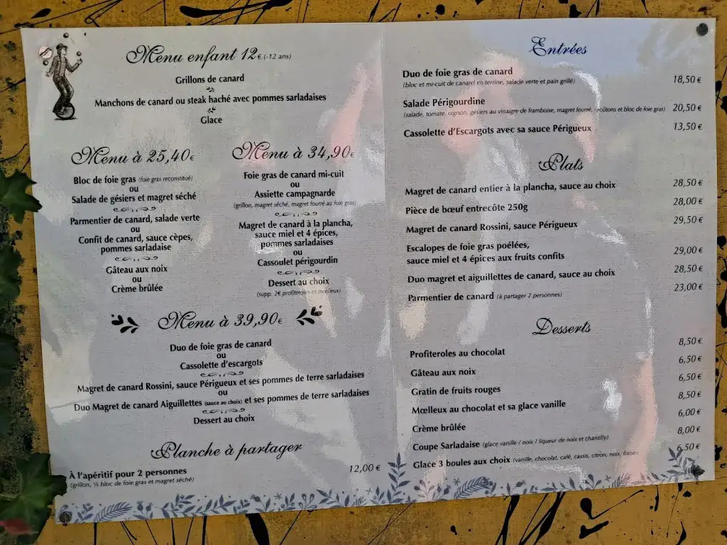 Menu_Auberge la Ferme du Brusquand_Marquay_image_4
