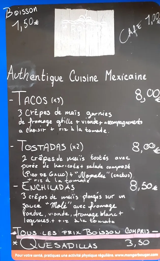Menu_La Romita_Excideuil_image_1