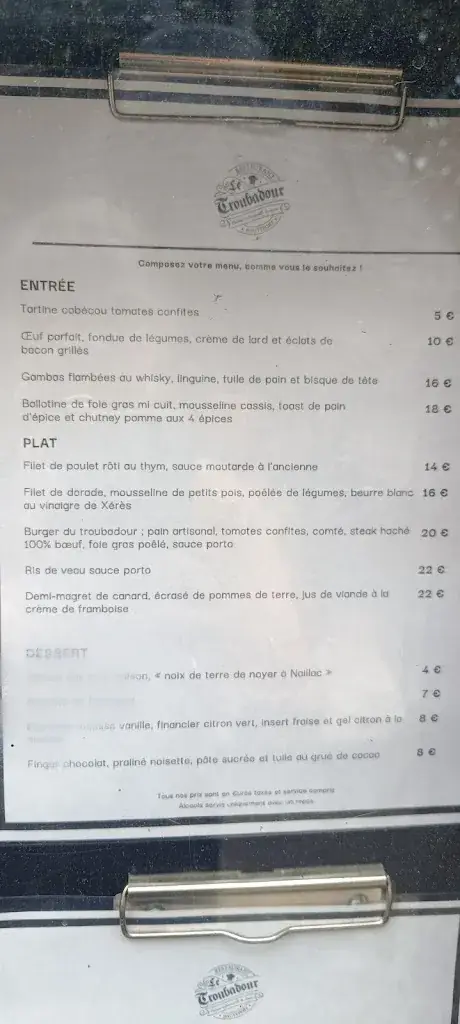 Menu_Le Troubadour_Hautefort_image_1