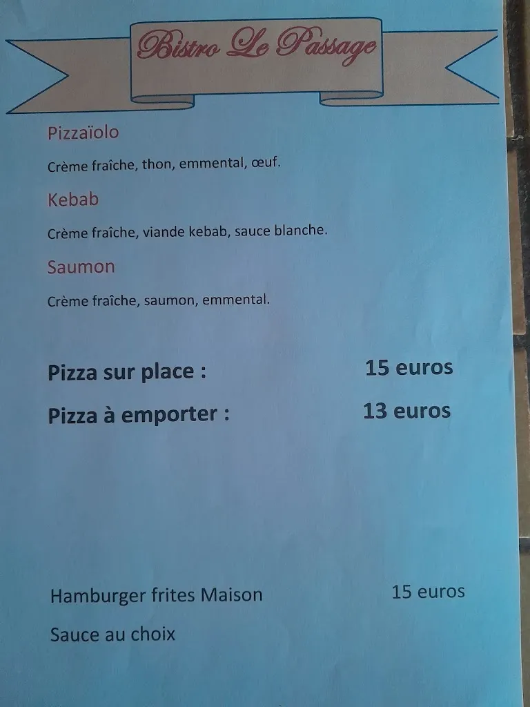 Menu_Bistro Le Passage_Tourtoirac_immagine_4