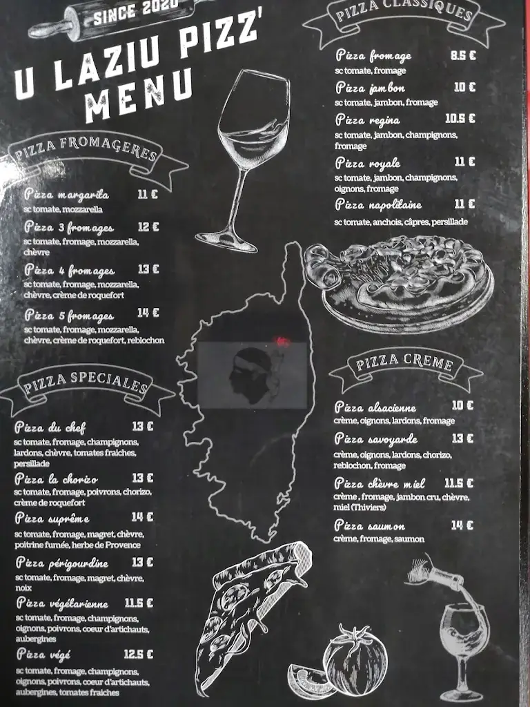 Menu_Pizza U Laziu Pizz' Thiviers_Thiviers_image_1
