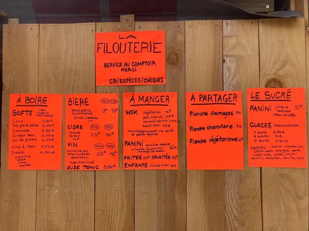 Menu_Guinguette La Filouterie_Coulaures_immagine_2