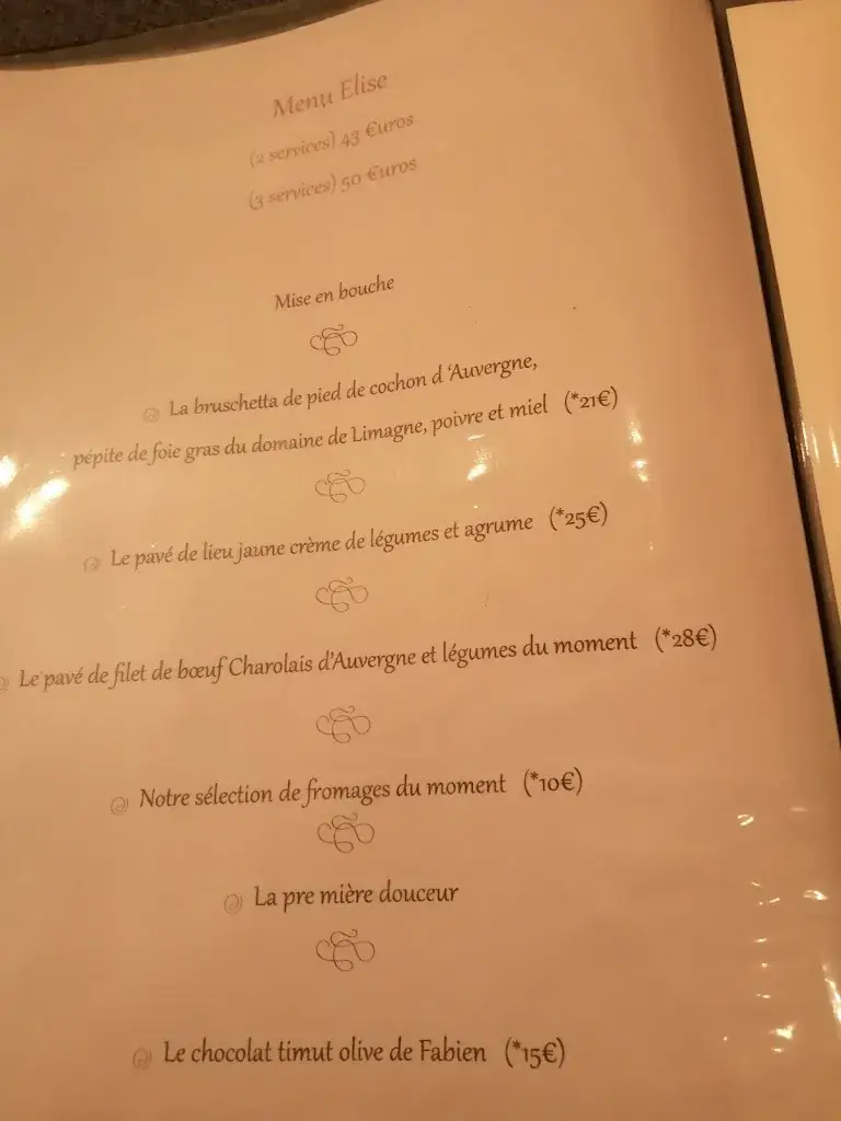 Menü_La Table d'Arthur_Issoire_Bild_3