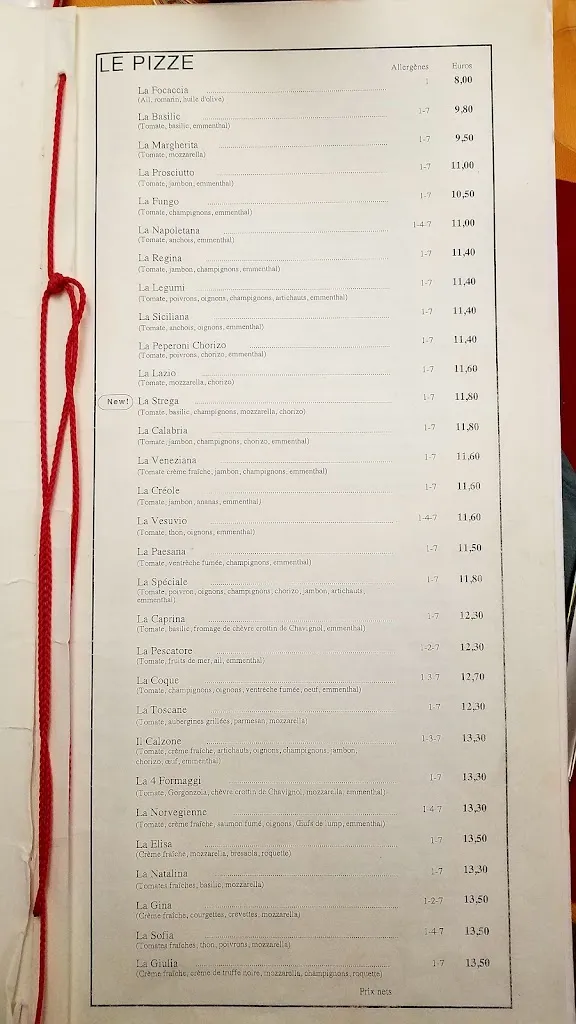 Menu_Restaurant Italien des Arcades_Eymet_image_2