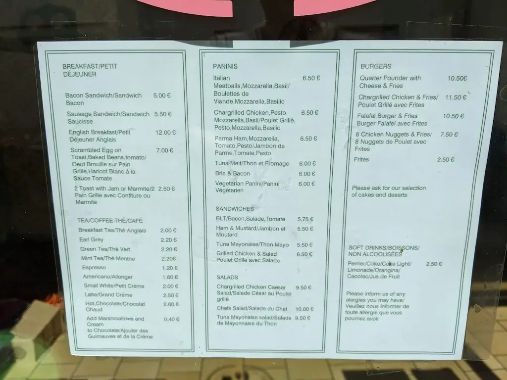 Menu_Le Rendez-Vous Café_Lauzun_image_1