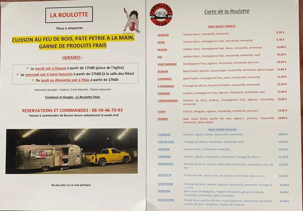 Menu_La Roulotte à Pizzas_Fléac_image_1