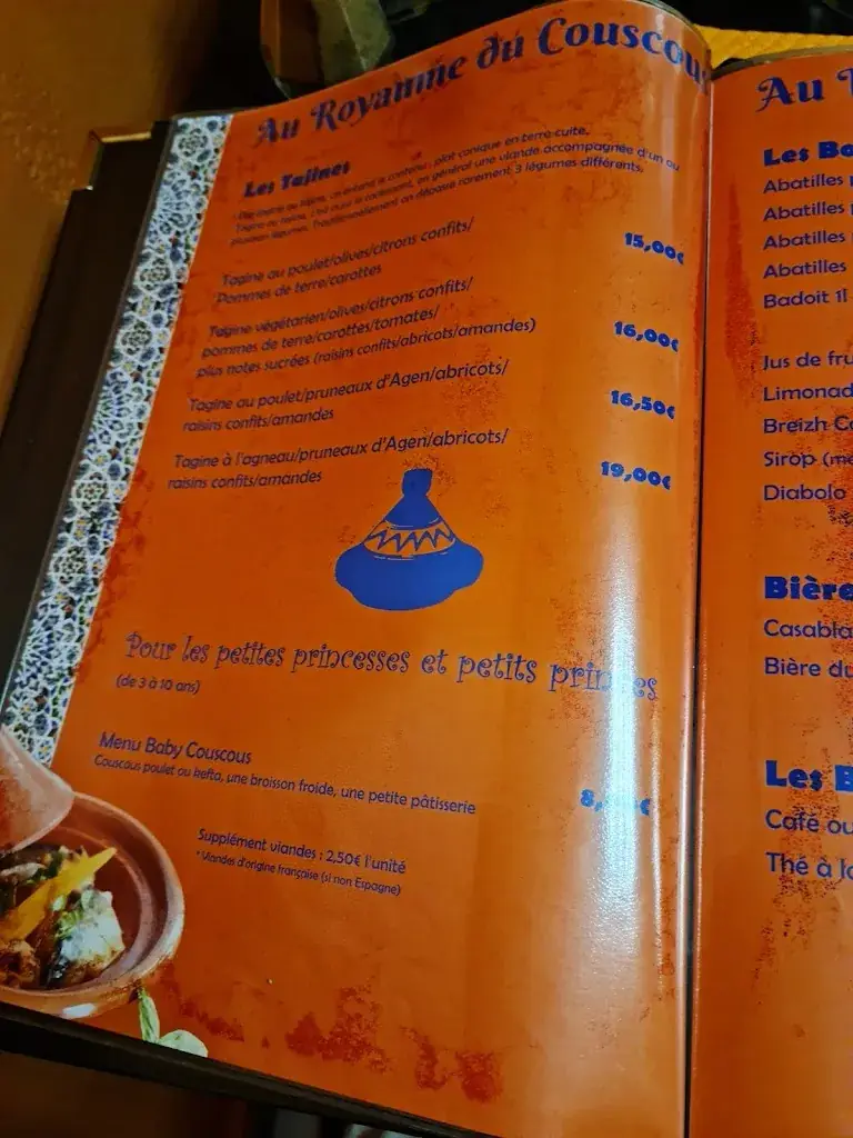 Menu_Au Royaume du Couscous_Fargues-Saint-Hilaire_image_3
