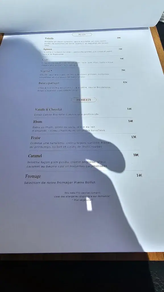 Menu_Sainte raphine - Restaurants, Bars, événements et lieu de réception Bordeaux rive droite_Fargues-Saint-Hilaire_image_2