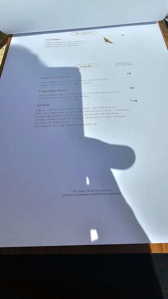 Menu_Sainte raphine - Restaurants, Bars, événements et lieu de réception Bordeaux rive droite_Fargues-Saint-Hilaire_image_4