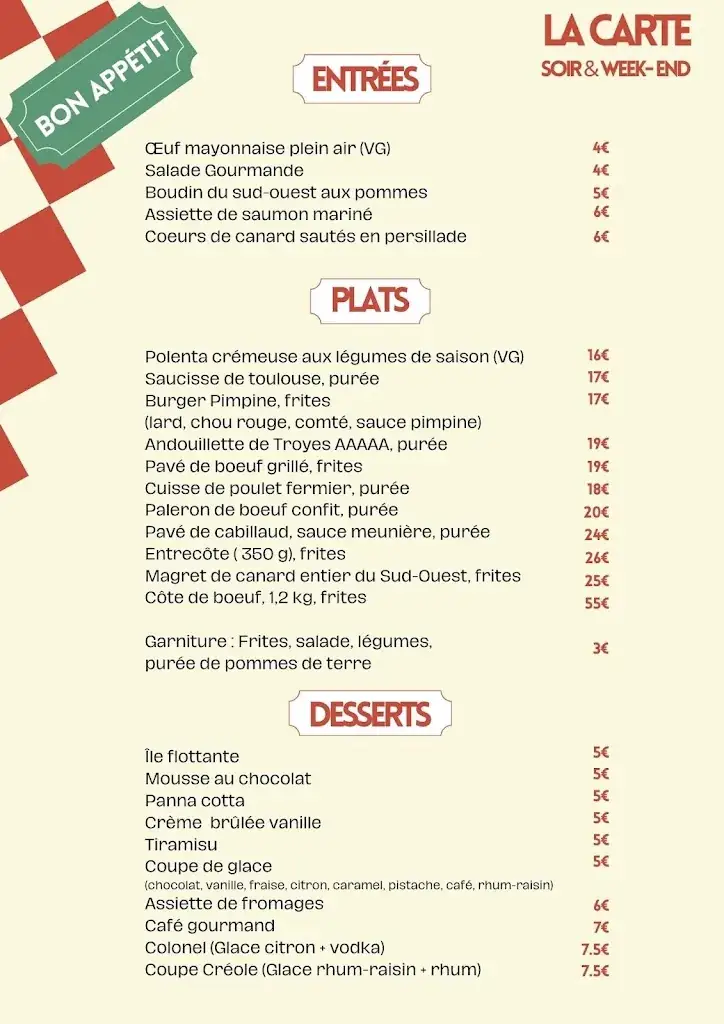 Menu_Bistrot de la Pimpine - Lignan-de-Bordeaux_Lignan-de-Bordeaux_immagine_3