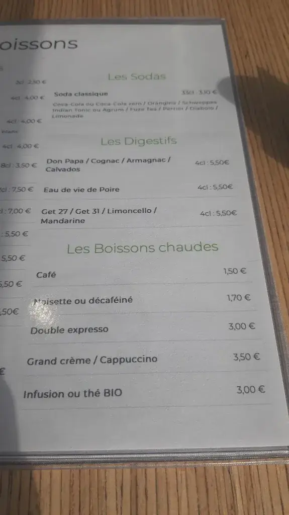 Menu_Restaurant Le Hiatus_Avignon_image_3