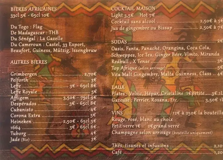 Menu_Restaurant La Sanaga_Issoire_image_1