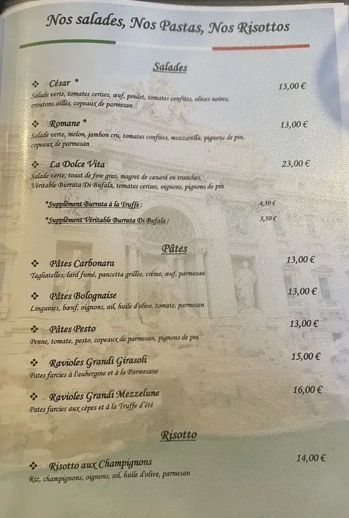 Menu_Restaurant Italien Pizzeria La Dolce Vita_Fumel_immagine_3