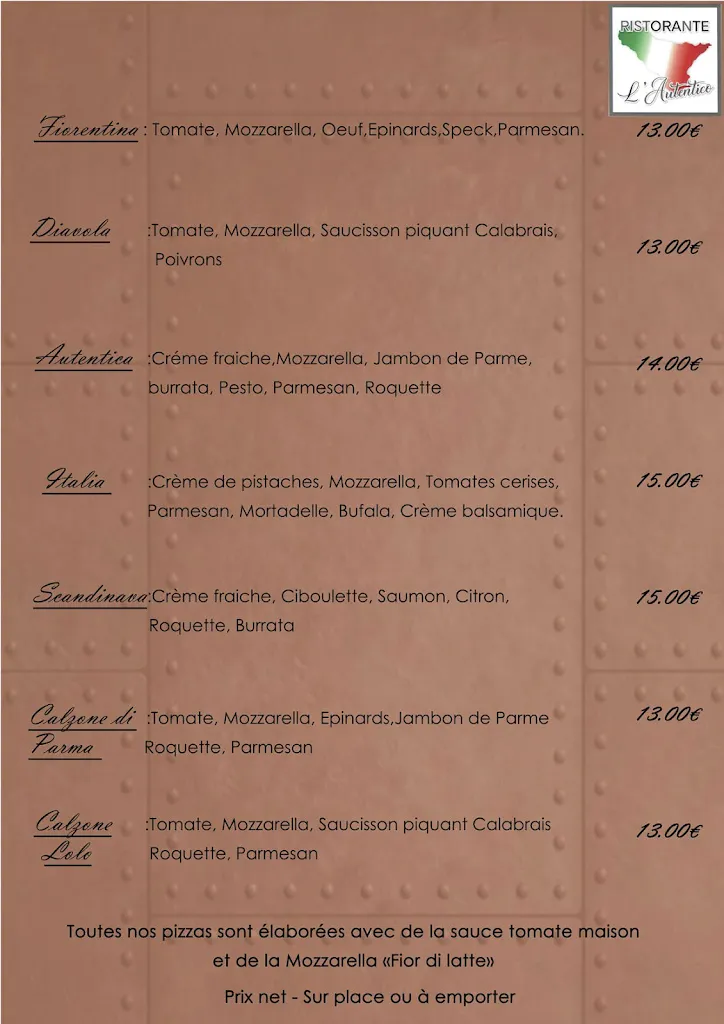 Menu_L'Autentico_Issoire_image_2