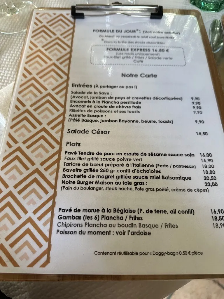 Menu_Restaurant la Saye_Galgon_image_2
