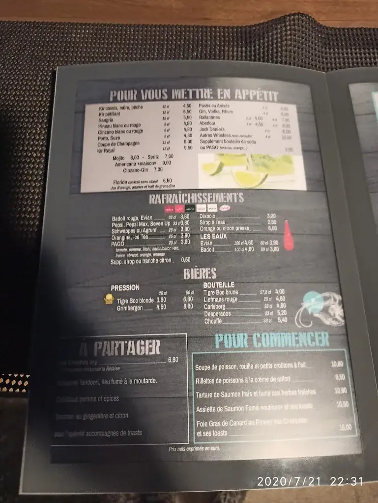 Menu_L'Océan_Fouras_image_3