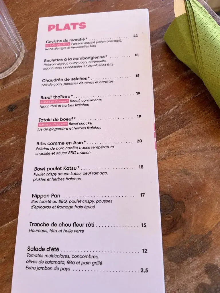 Menu_La Retenue_Fouras_image_3