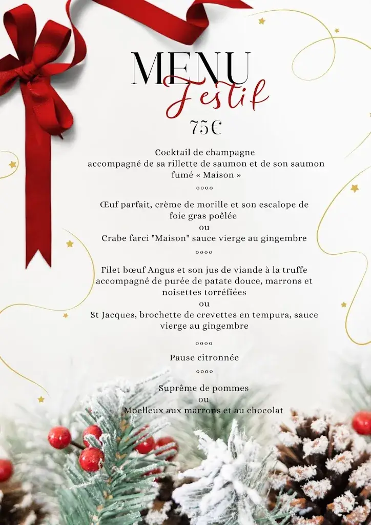 Menu_Restaurant La Fumée_Fouras_image_1