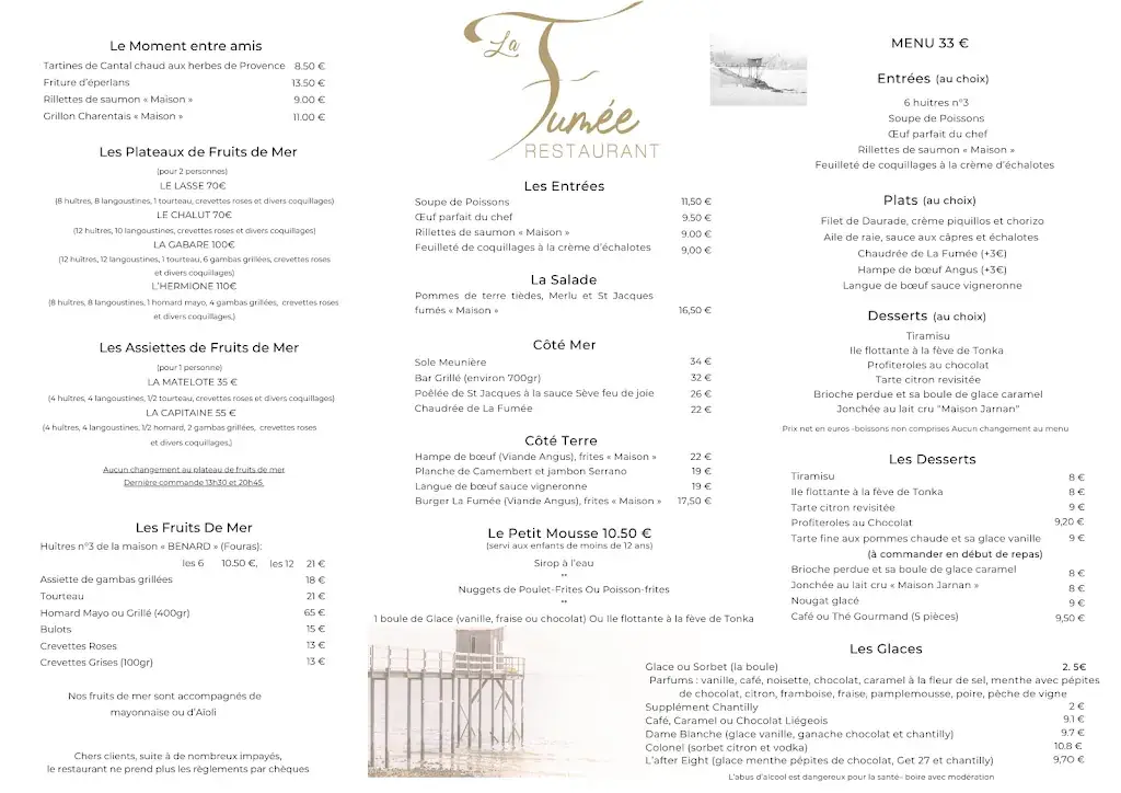 Menu_Restaurant La Fumée_Fouras_image_2
