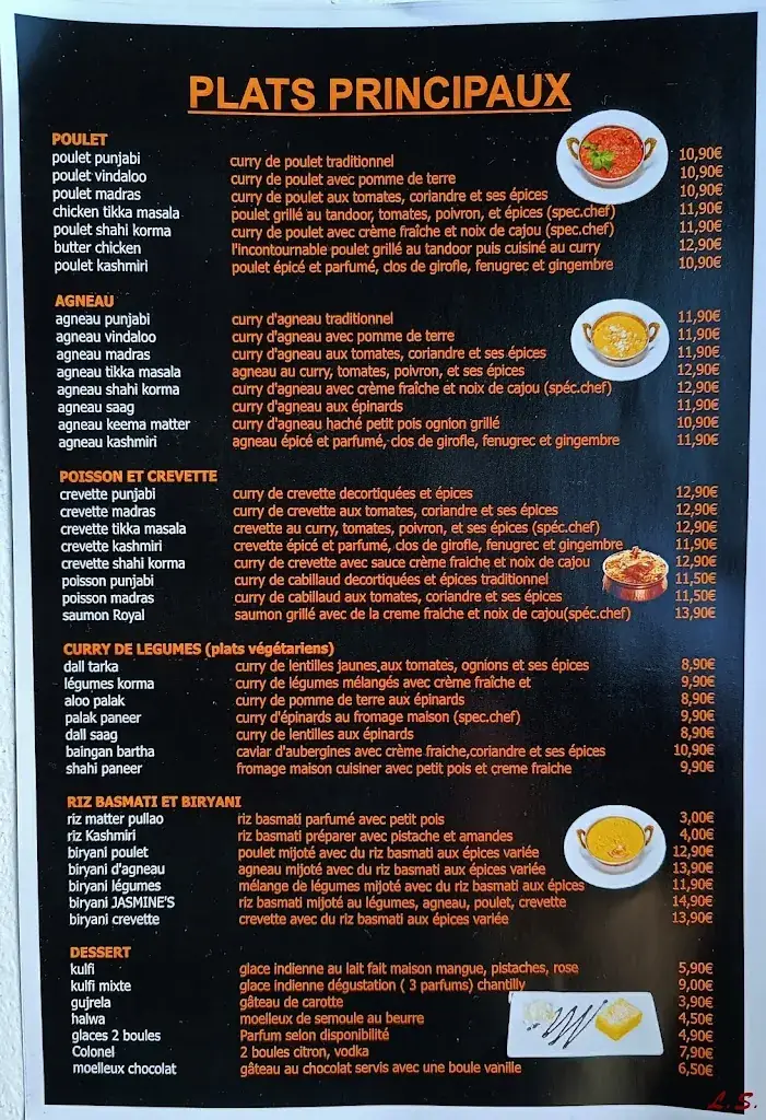 Menu_Jasmine's restaurant_Issoire_image_2