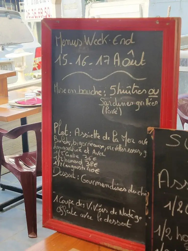 Menu_Les Viviers De Nadège_Fouras_image_3