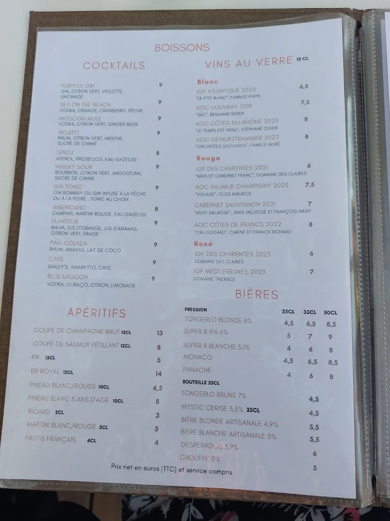 Menu_O'Carrelet_Fouras_image_1