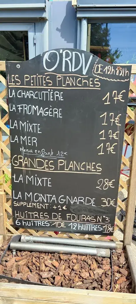 Menu_ORDV - Bar Brasserie à Fouras _Fouras_image_2