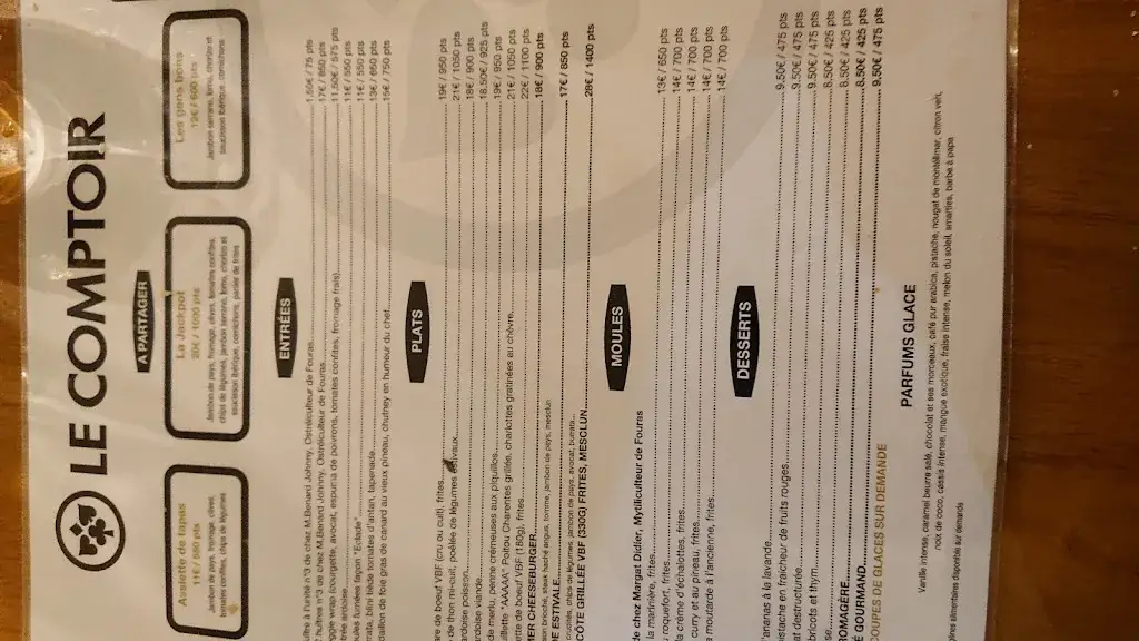 Menu_Le Comptoir JOA de Fouras_Fouras_image_3