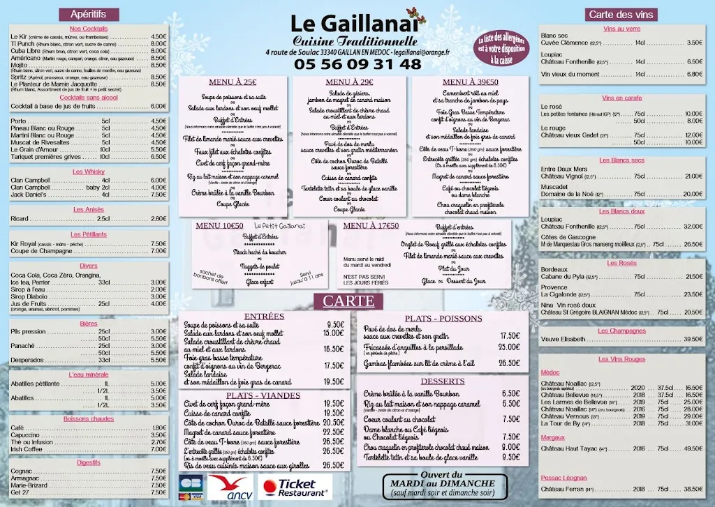 Menu_Le Gaillanai_Gaillan-en-Médoc_image_2