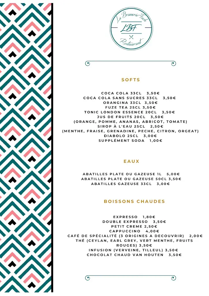 Menu_La Brasserie Foch_Lesparre-Médoc_image_4